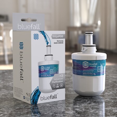 Drinkpod Samsung DA29-00003G Refrigerator Water Filter Compatible by BlueFall, PK 2 BF-DA29-00003G-2PACK